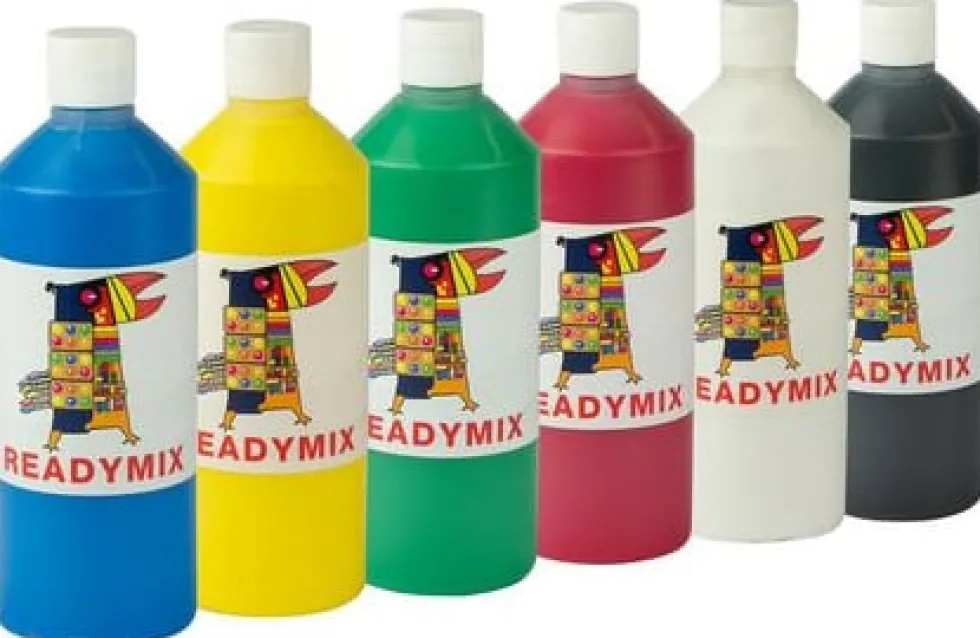 Readymix färglära 500ml x 6 färger