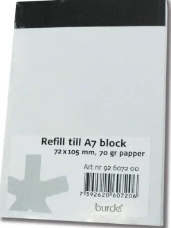Refill A7 block, 2-pack