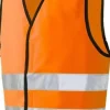 Reflexväst med Kardborre XL orange