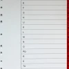 Register flikförstärkt A4 A-Ö