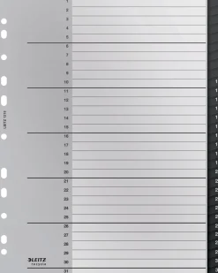 Register Leitz Recycle 1-31 A4 PP