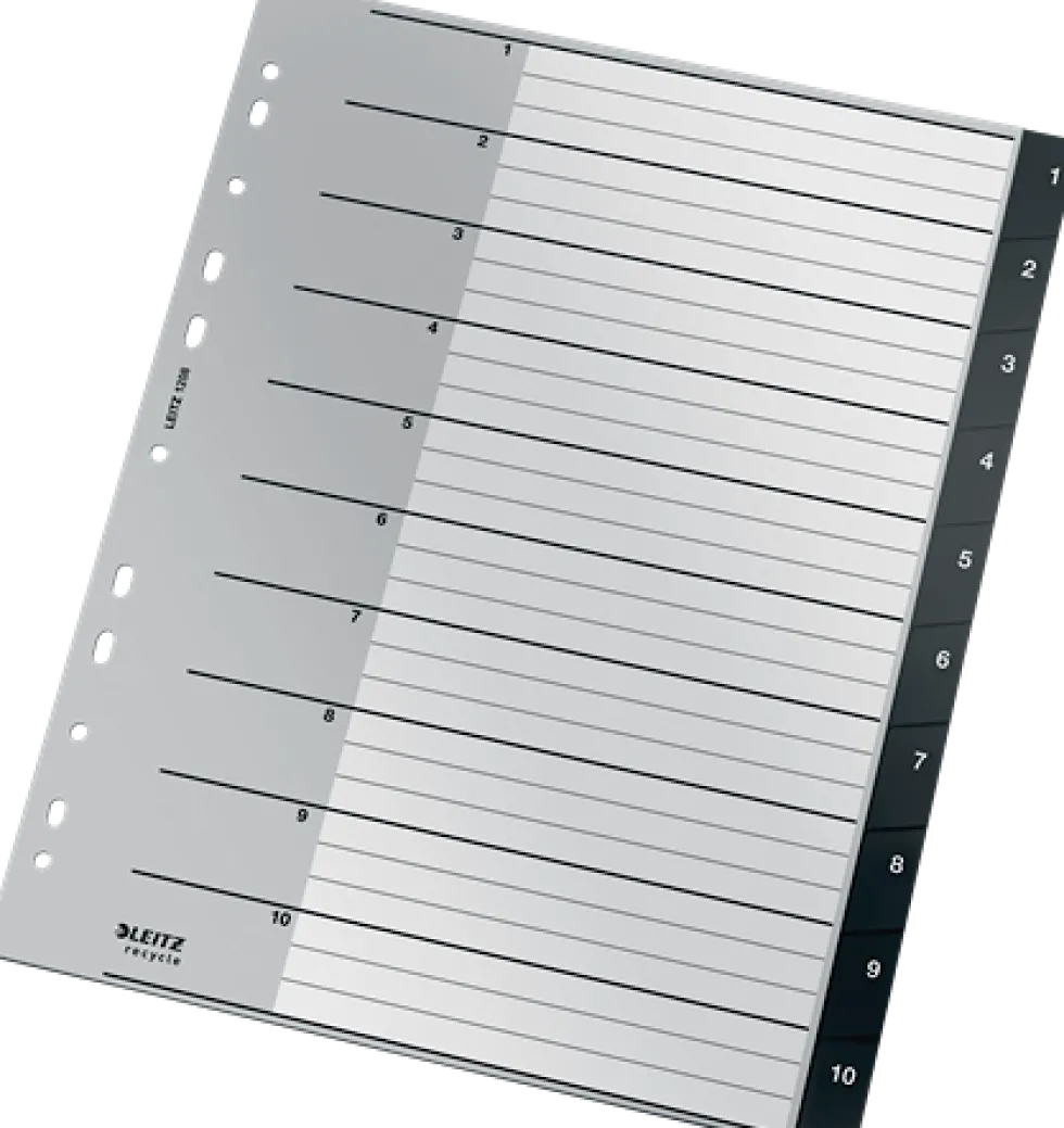 Register Leitz Recycle 1-10 A4 PP