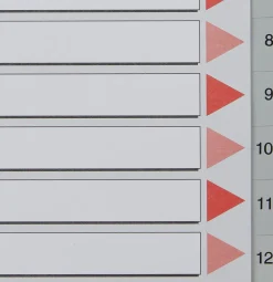 Register PP A4 1-12 grå