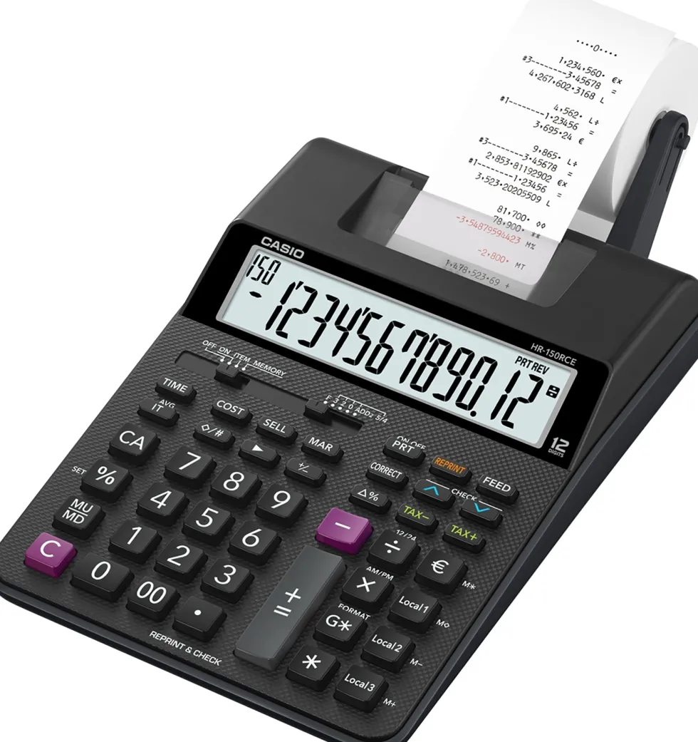 Remsräknare CASIO HR-150RCE