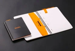 Rhodiactive A5+ Black PP ruled 80sh 90g