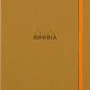 Rhodiarama soft A5 gold dot ivory