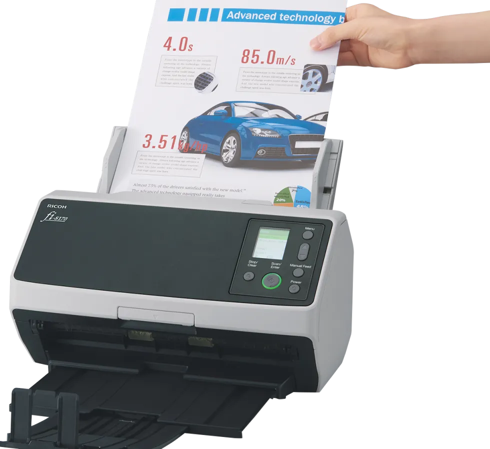Ricoh fi-8170 70ppm,600dpi,100ADF,USB3.2