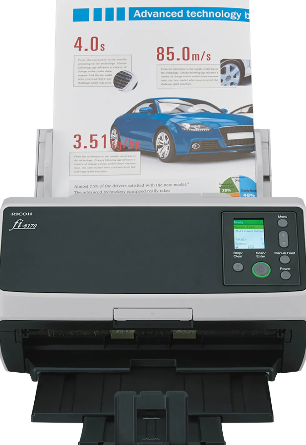 Ricoh fi-8170 70ppm,600dpi,100ADF,USB3.2