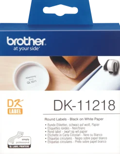 Round labels ø24 white paper (1000)