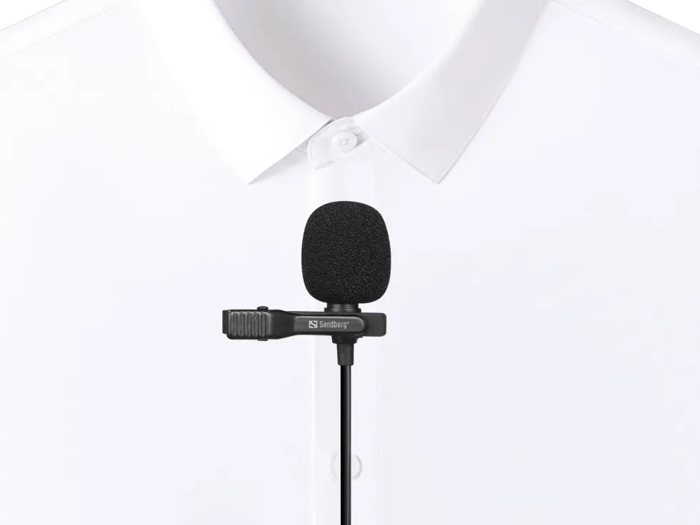 Sandberg Streamer USB Clip Microphone