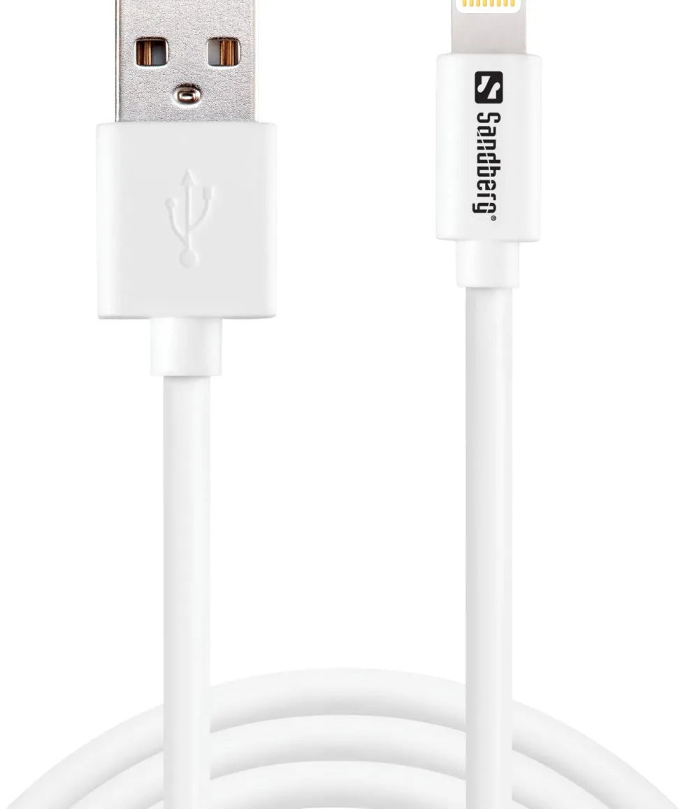 Sandberg USB-A to Lightning SAVER, White (1m)