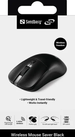 SANDBERG Wireless Mouse Saver Black