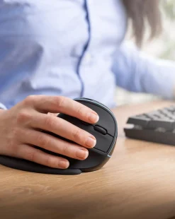 Sandberg Wireless Vertical Mouse Pro, Black