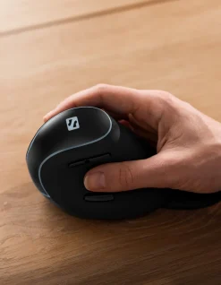 Sandberg Wireless Vertical Mouse Pro, Black