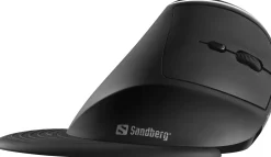 Sandberg Wireless Vertical Mouse Pro, Black