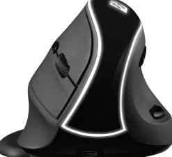 Sandberg Wireless Vertical Mouse Pro, Black