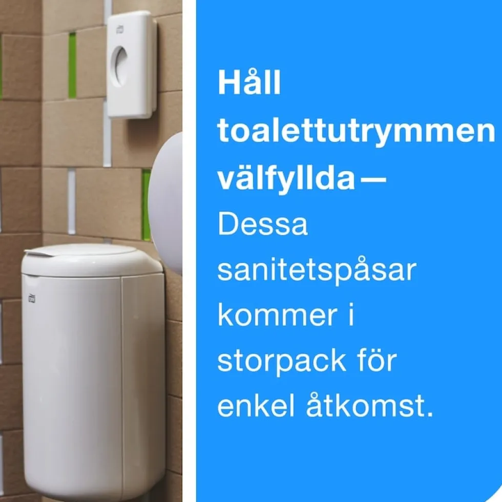 Sanitetspåshållare TORK B5 vit