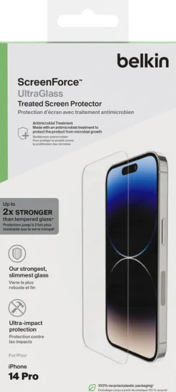 ScreenForce Pro UltraGlass A-M Screen Protection for iPhone