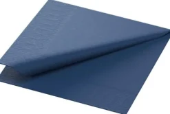Servett 3-lags 24x24cm mörkblå, 250st