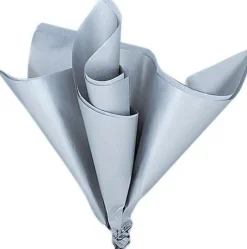 Silkespapper 50x70cm silver 25 ark/fp