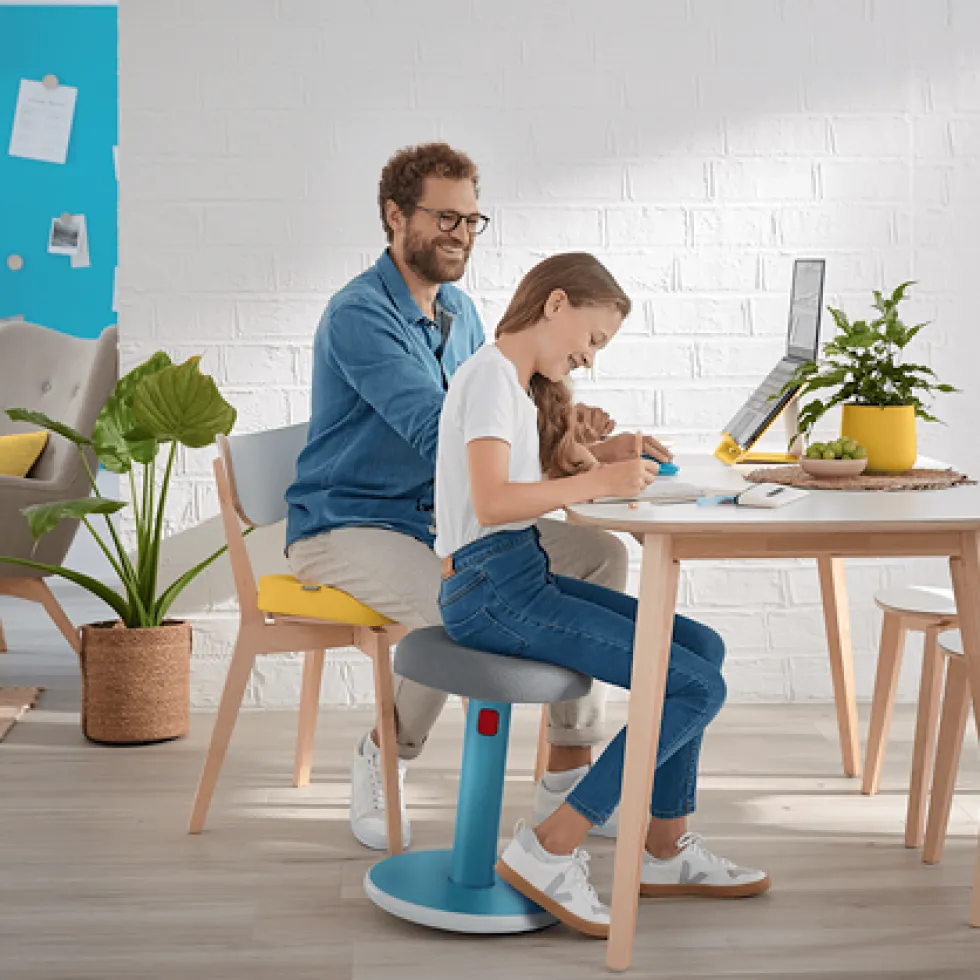 Sitta-Stå Balansstol LEITZ Ergo Cosy Grå