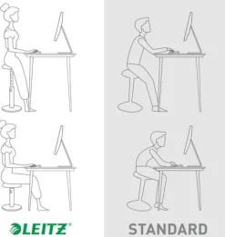 Sitta-Stå Balansstol LEITZ Ergo Cosy Grå
