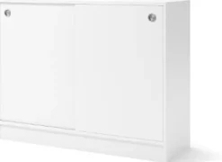 Skåp B1200 2xA4 skjutdörrar H92,5cm vit