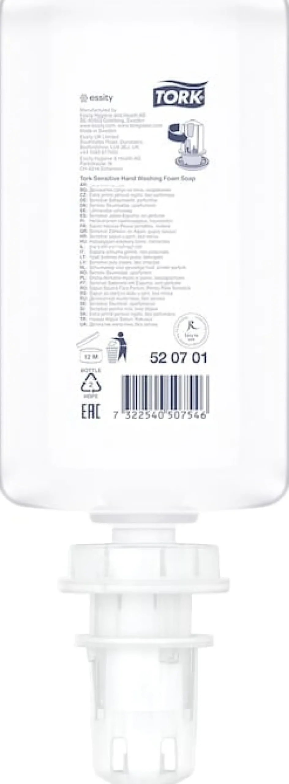 Skumtvål TORK Extra Mild S4, 1L