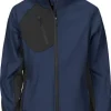 Softshelljacka dam Projob 2423 navy 3XL