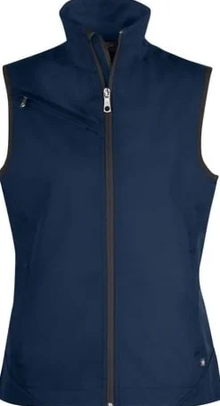 Softshellväst TEXSTAR WV79 dam marin 2XL
