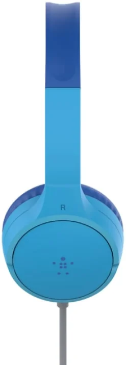 SOUNDFORM Mini Wired On-Ear Headphones for Kids, Blue