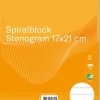 Spiralblock FORMAT stenogram 170x210mm