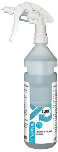 Sprayflaska SURE Int&SurfCl tom 750ml