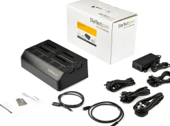 StarTech.com 4-Bay USB 3.1 to SATA Hard Drive Docking Station,