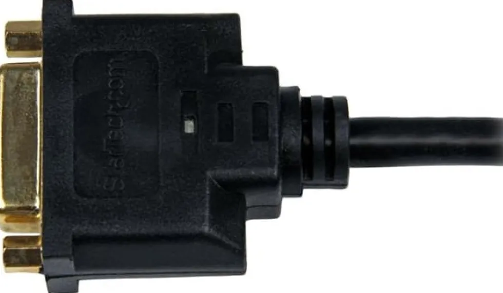 StarTech.com 20 cm HDMI till DVI-D-videokabeladapter - HDMI-hane