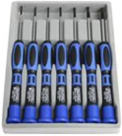 StarTech.com 7 delars precisionsskruvmejsel, verktygssats för