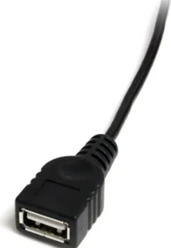 StarTech.com 1 ft Mini USB 2.0 Cable - USB A to Mini B F/M - USB