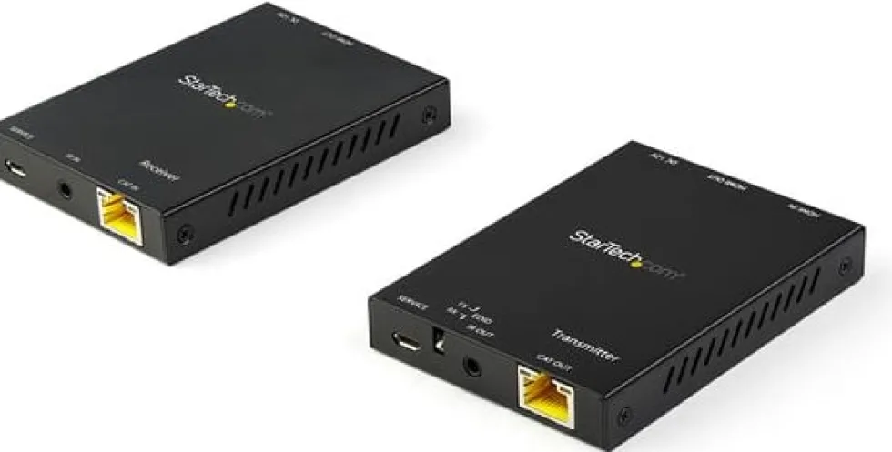 StarTech.com HDMI över CAT6 förlängarsats - 4K 60 Hz - Förlängd