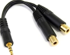 StarTech.com 6 in. 3.5mm Audio Splitter Cable - Stereo Splitter