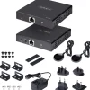StarTech.com 4K HDMI Extender Over CAT5/CAT6 Cable, 4K 60Hz HDR