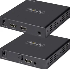 StarTech.com 4K HDMI Extender Over CAT5/CAT6 Cable, 4K 60Hz HDR