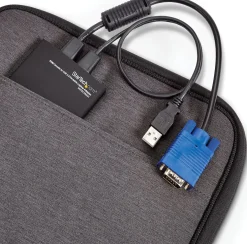 StarTech.com KVM-enhet till USB 2.0 akutvagn-adapter för bärbara