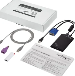 StarTech.com KVM-enhet till USB 2.0 akutvagn-adapter för bärbara