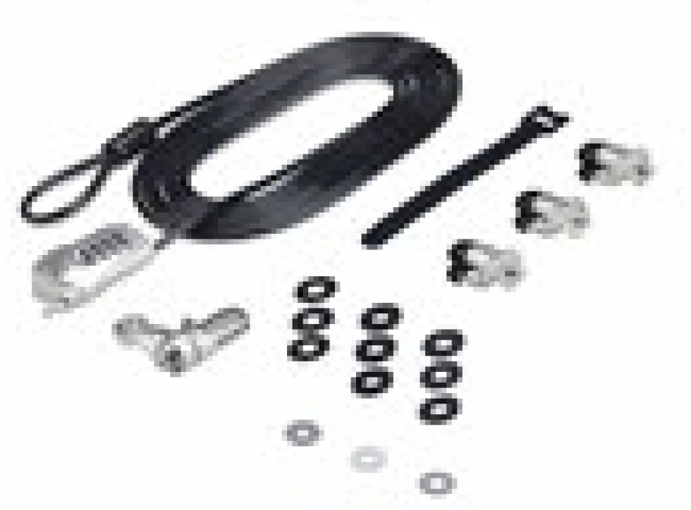 StarTech.com Laptop/Desktop & Peripheral Lock Kit, 9.8ft (3m)