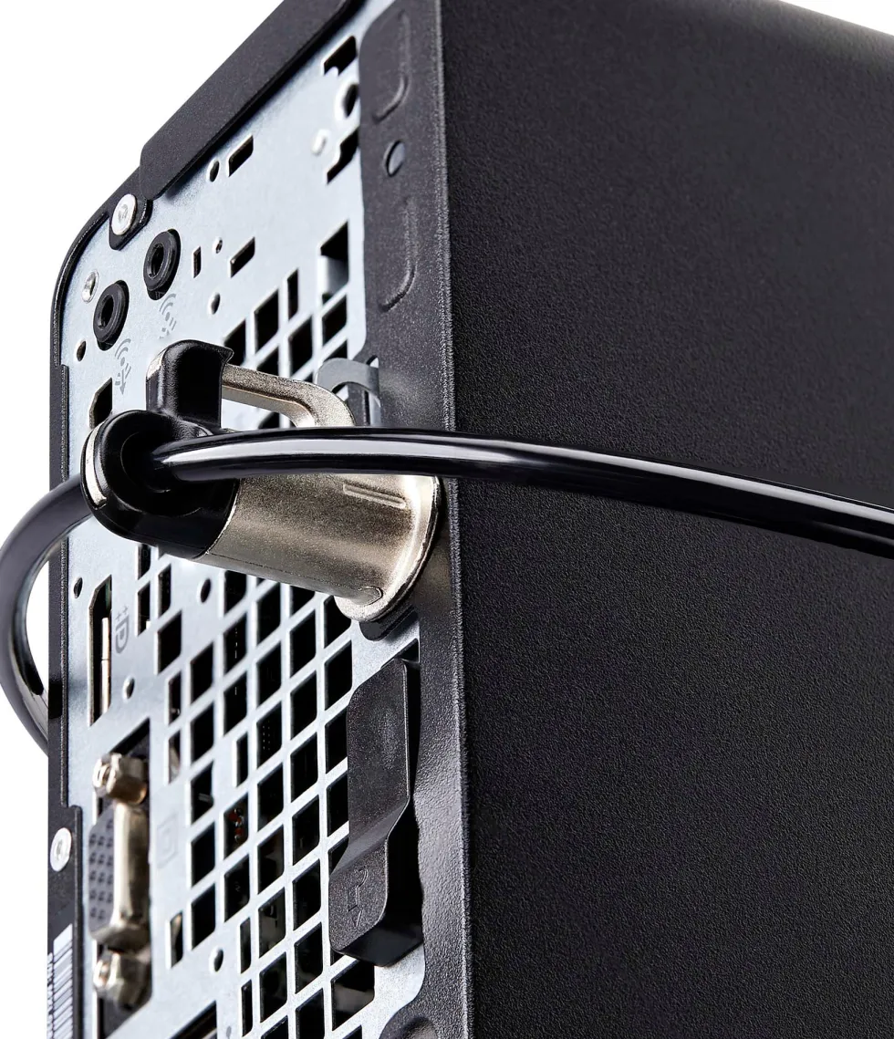 StarTech.com Laptop/Desktop & Peripheral Lock Kit, 9.8ft (3m)