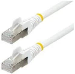 StarTech.com 5m CAT6a Ethernet Cable - White - Low Smoke Zero
