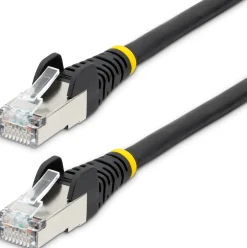 StarTech.com 1.5m CAT6a Ethernet Cable - Black - Low Smoke Zero