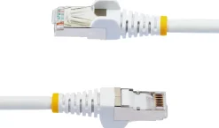 StarTech.com 1.5m CAT6a Ethernet Cable - White - Low Smoke Zero