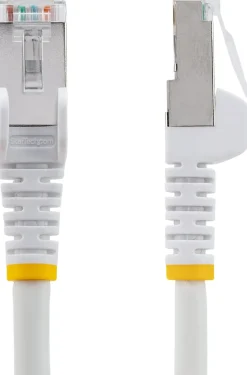 StarTech.com 1.5m CAT6a Ethernet Cable - White - Low Smoke Zero
