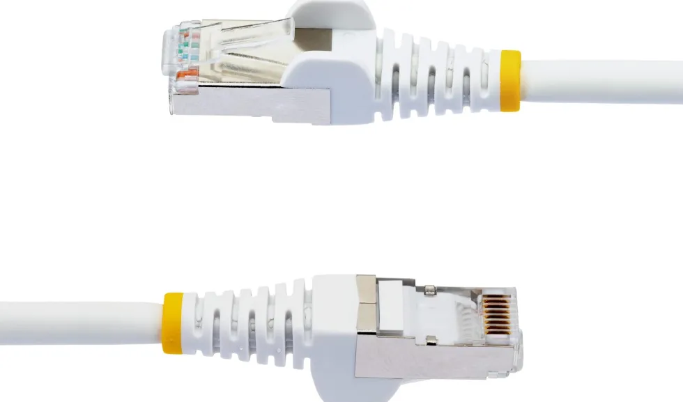 StarTech.com 3m CAT6a Ethernet Cable - White - Low Smoke Zero